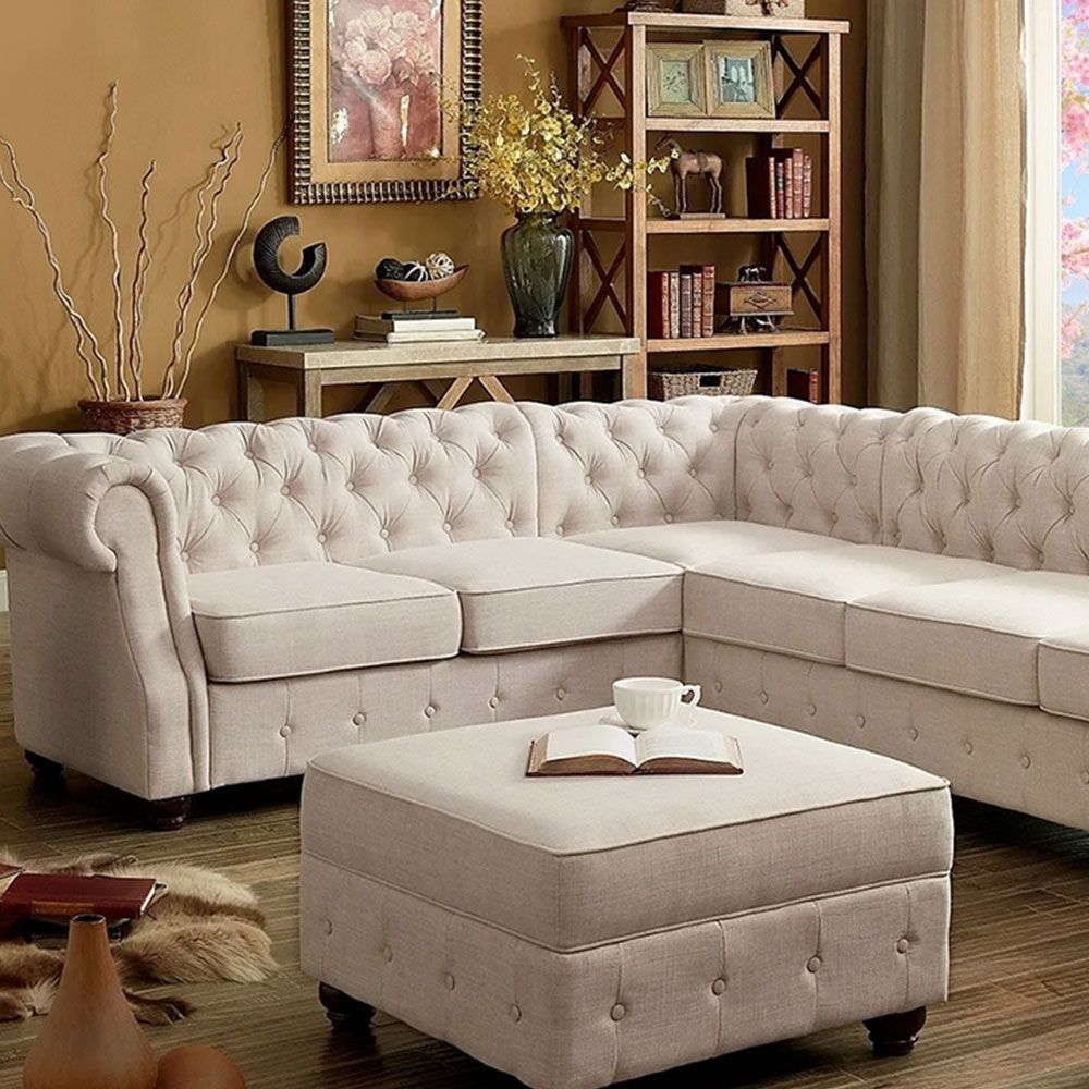 Elegant Sofa Set with intricate patterns